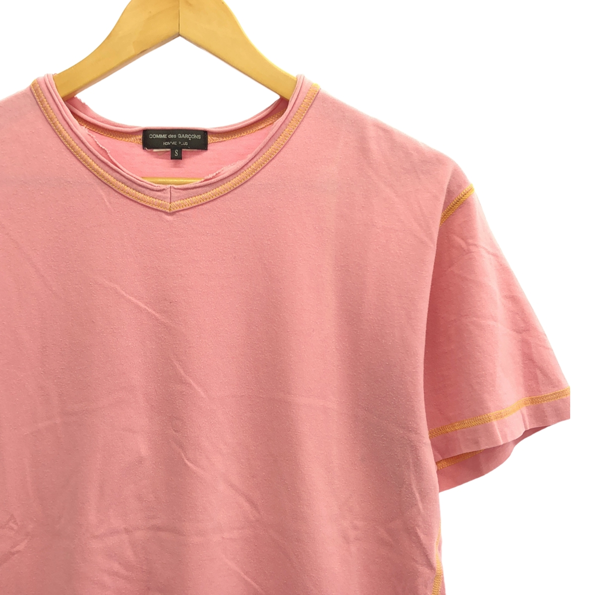 COMME des GARCONS HOMME PLUS / コムデギャルソンオムプリュス イエローステッチ Tシャツ カットソー