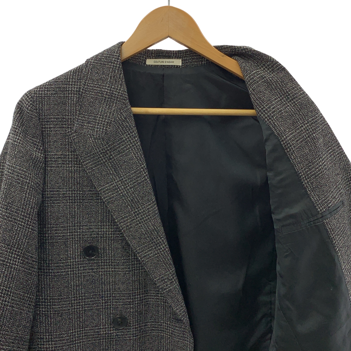 COUTURE D'ADAM / クチュールドアダム グレンチェック オーバーサイズ ジャケット