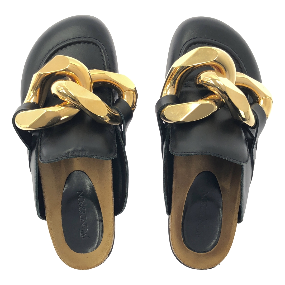 JW Anderson / ジェイダブルアンダーソン レザー チェーン ミュール サンダル