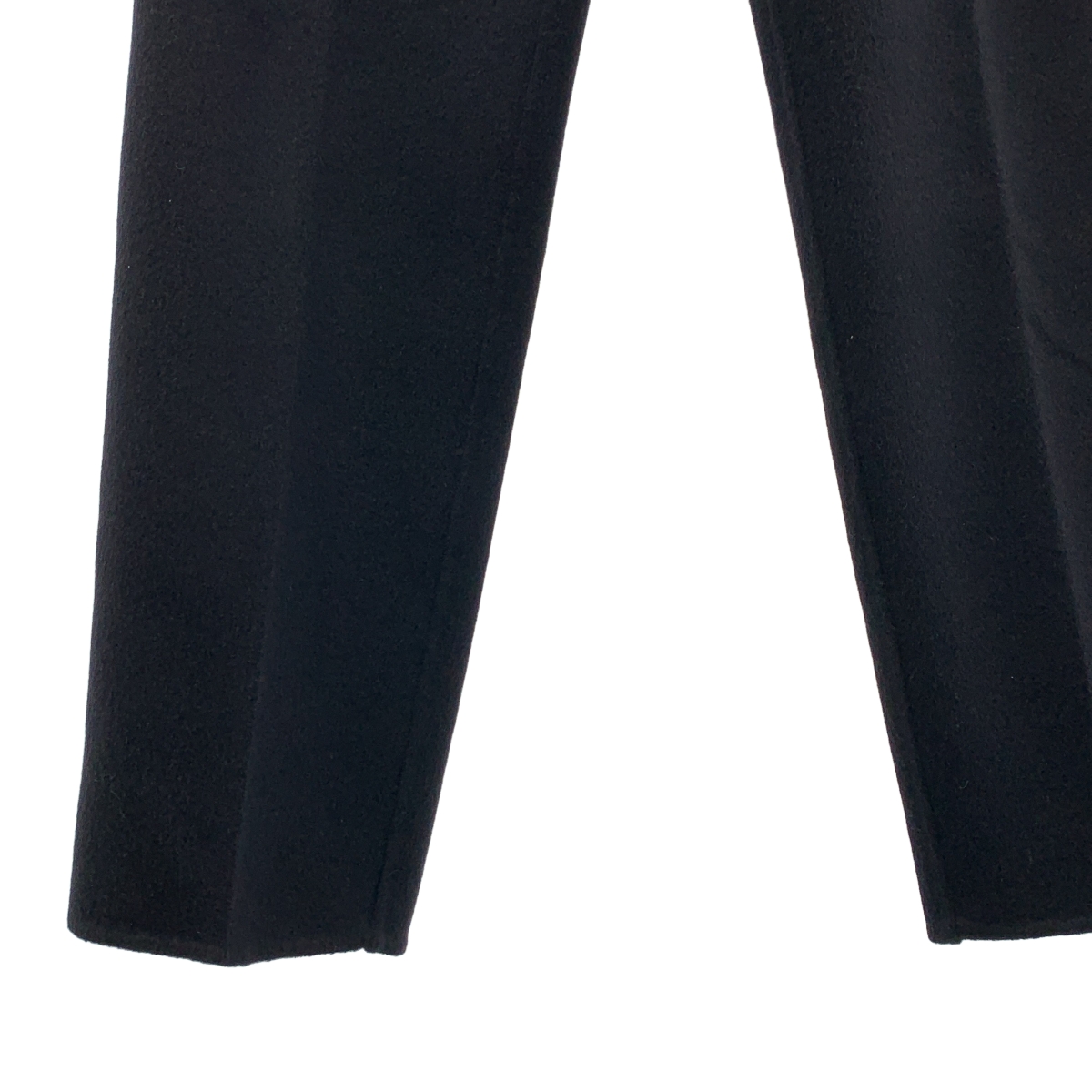 その他 ウール カシミヤ サイドジップ スラックス パンツ