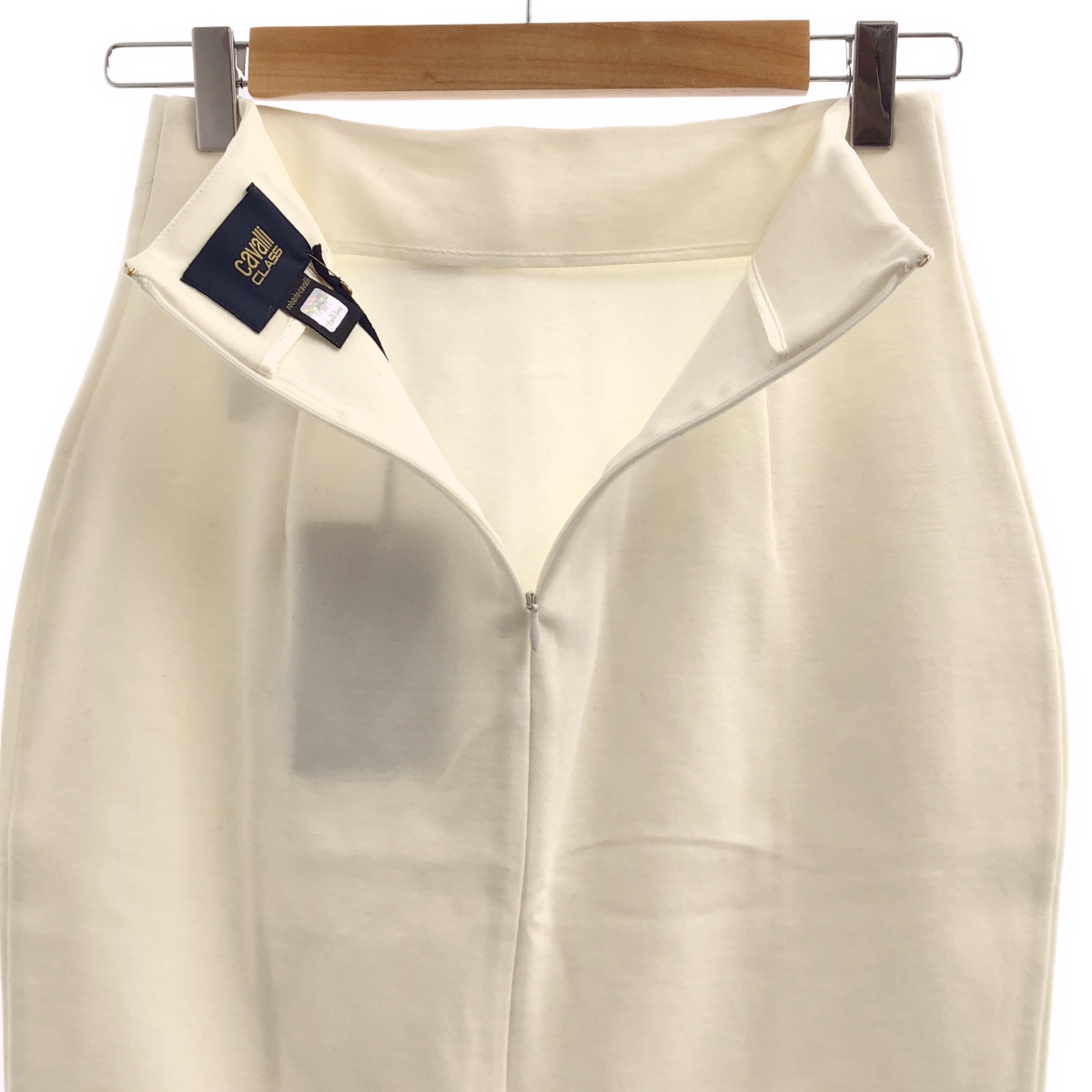 roberto cavalli / ロベルトカヴァリ タイガーヘッド ビジュー装飾 ストレッチ バックジップ スカート