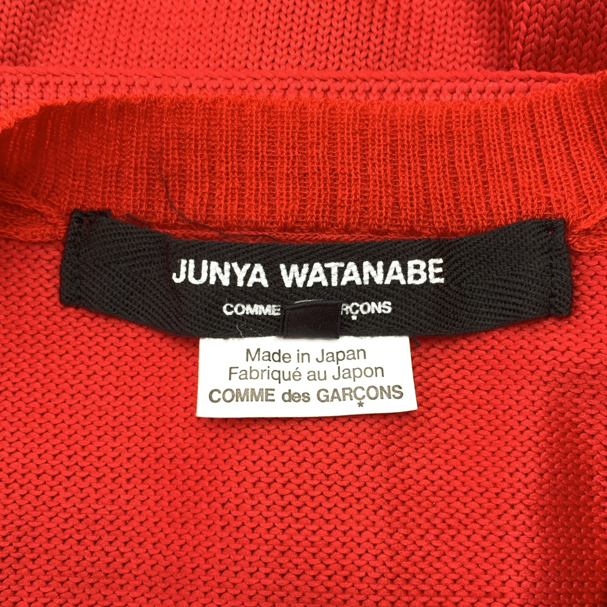 JUNYA WATANABE COMME des GARCONS / ジュンヤワタナベ 変形 ドッキング ニット カーディガン