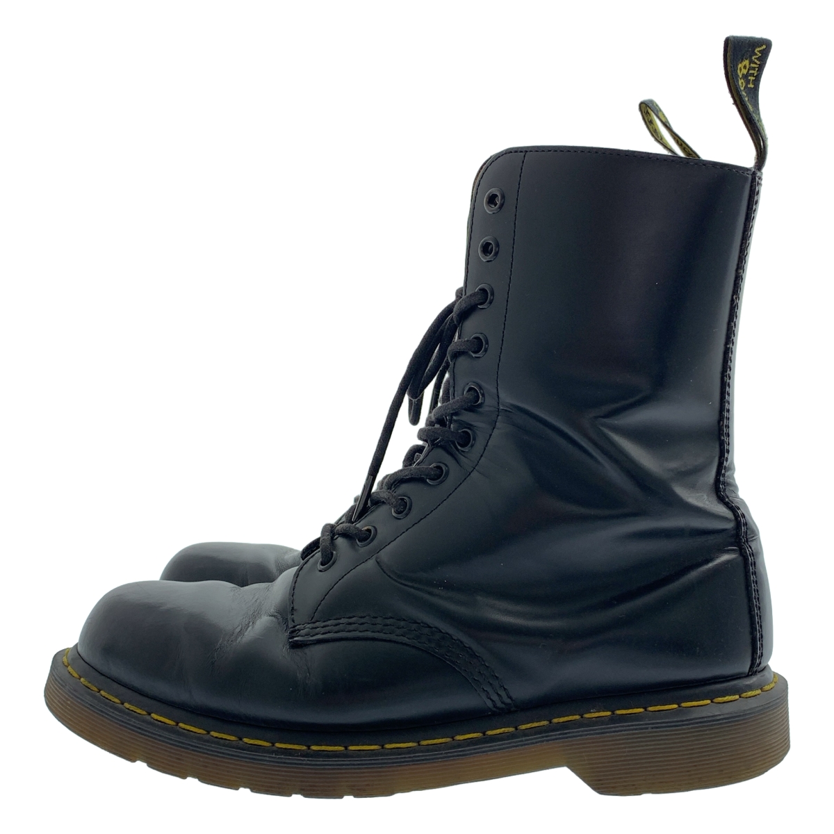 YOHJI YAMAMOTO / ヨウジヤマモト × Dr.Martens / ドクターマーチン サイドジップ 10ホール ブーツ