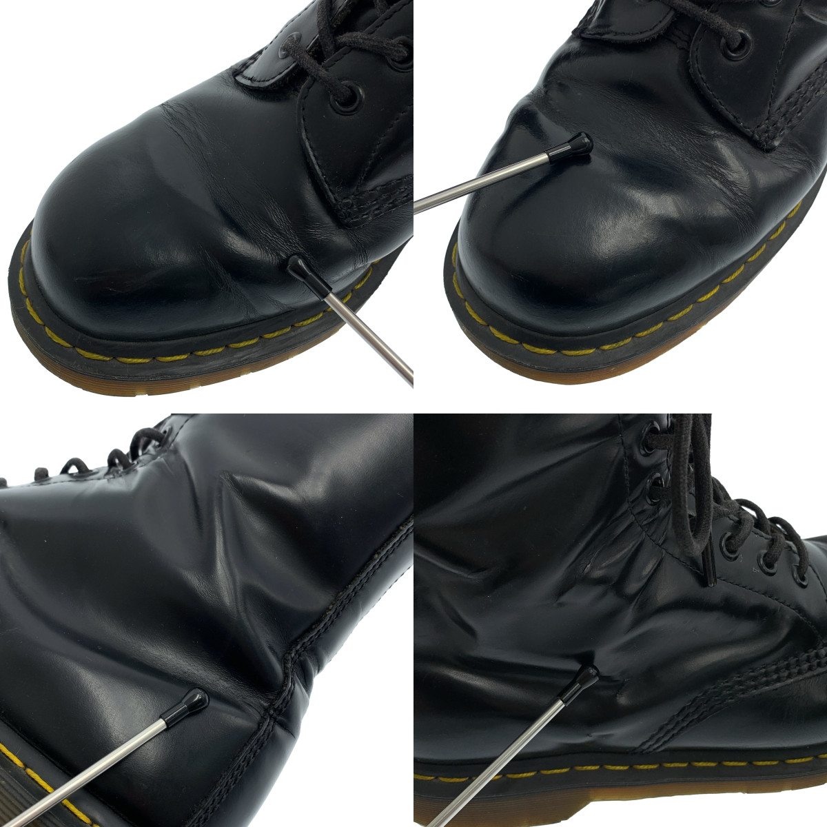 YOHJI YAMAMOTO / ヨウジヤマモト × Dr.Martens / ドクターマーチン サイドジップ 10ホール ブーツ