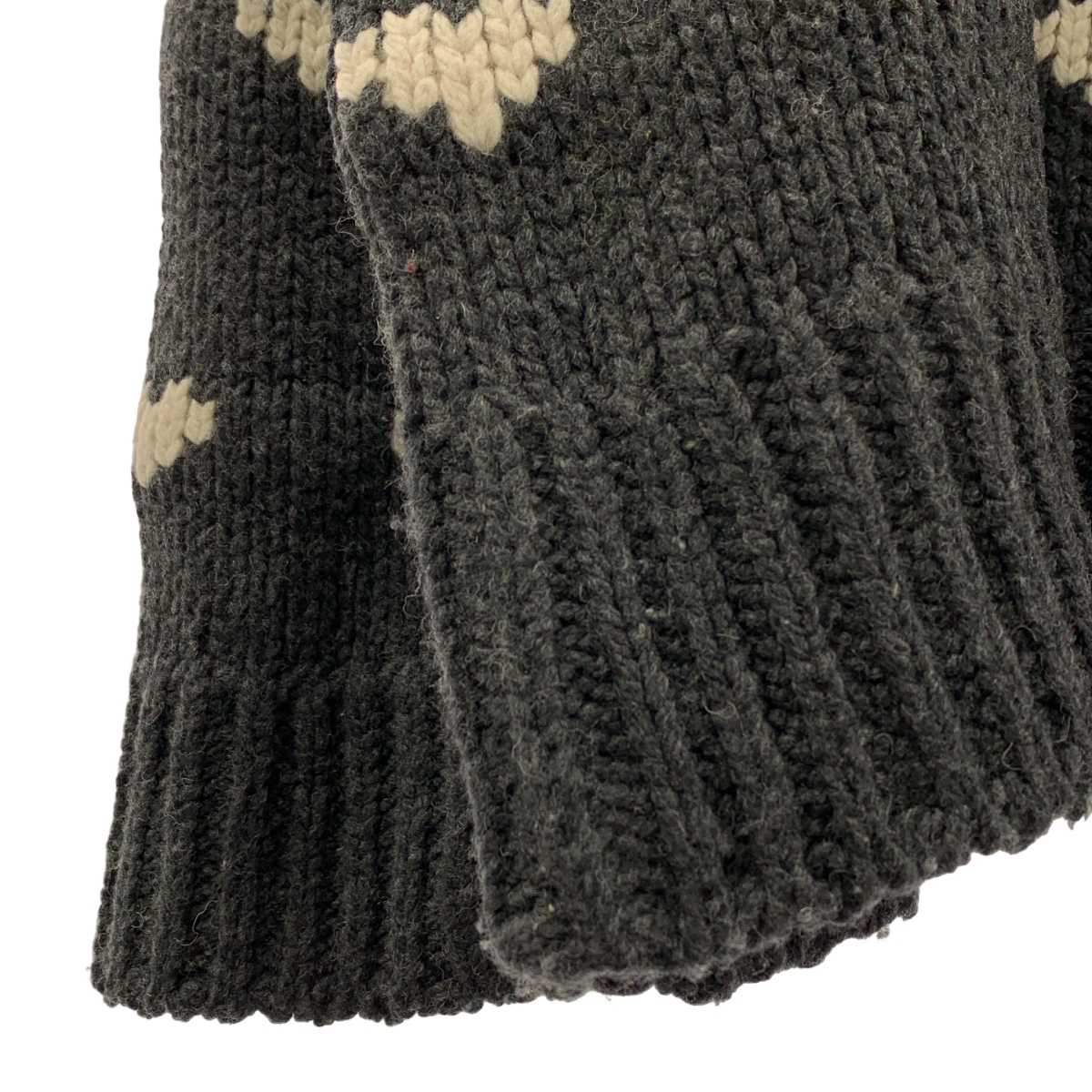 その他 ウール ハート 総柄 クルーネック ニット セーター