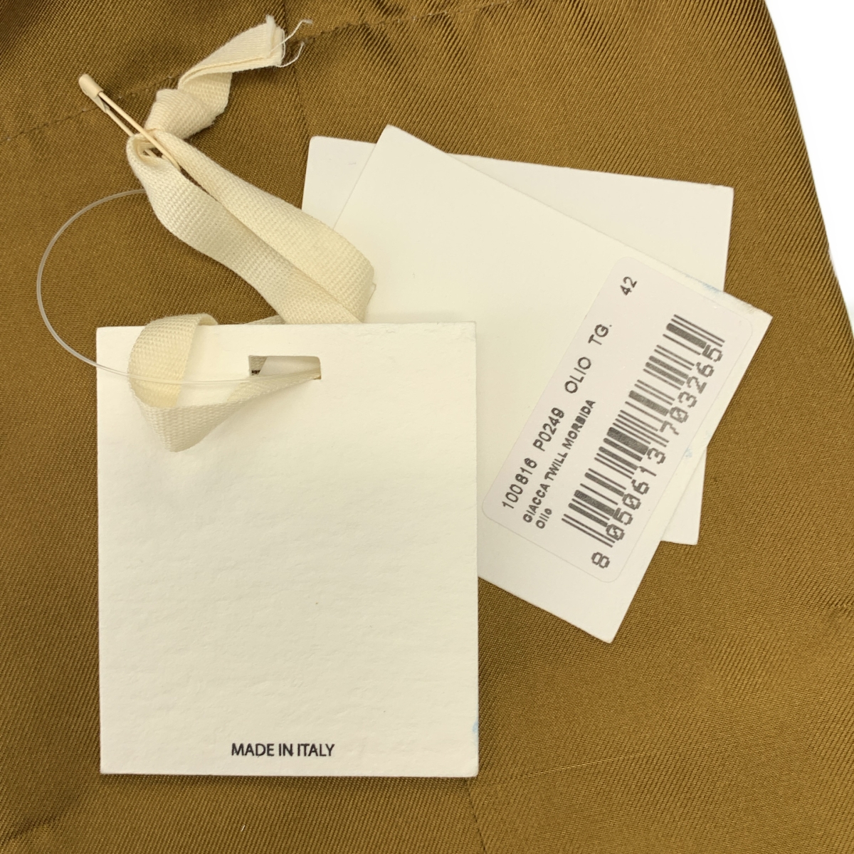 その他 silk 100％ / シルク 1B シングルブレスト テーラード オーバー ジャケット / インナーキャミソール