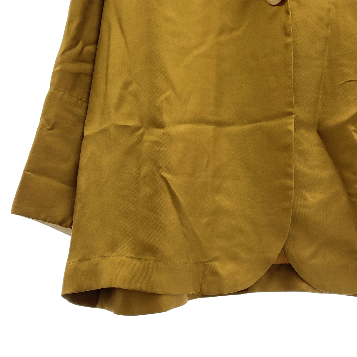 その他 silk 100％ / シルク 1B シングルブレスト テーラード オーバー ジャケット / インナーキャミソール