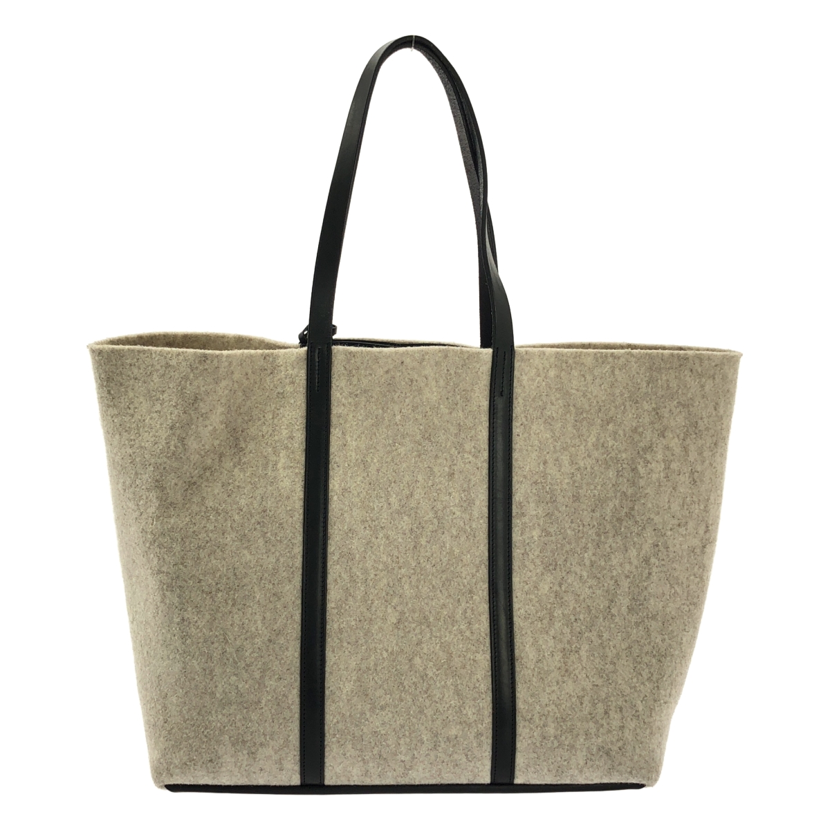 HYKE / ハイク CHACOLI レザー ウール トートバッグ