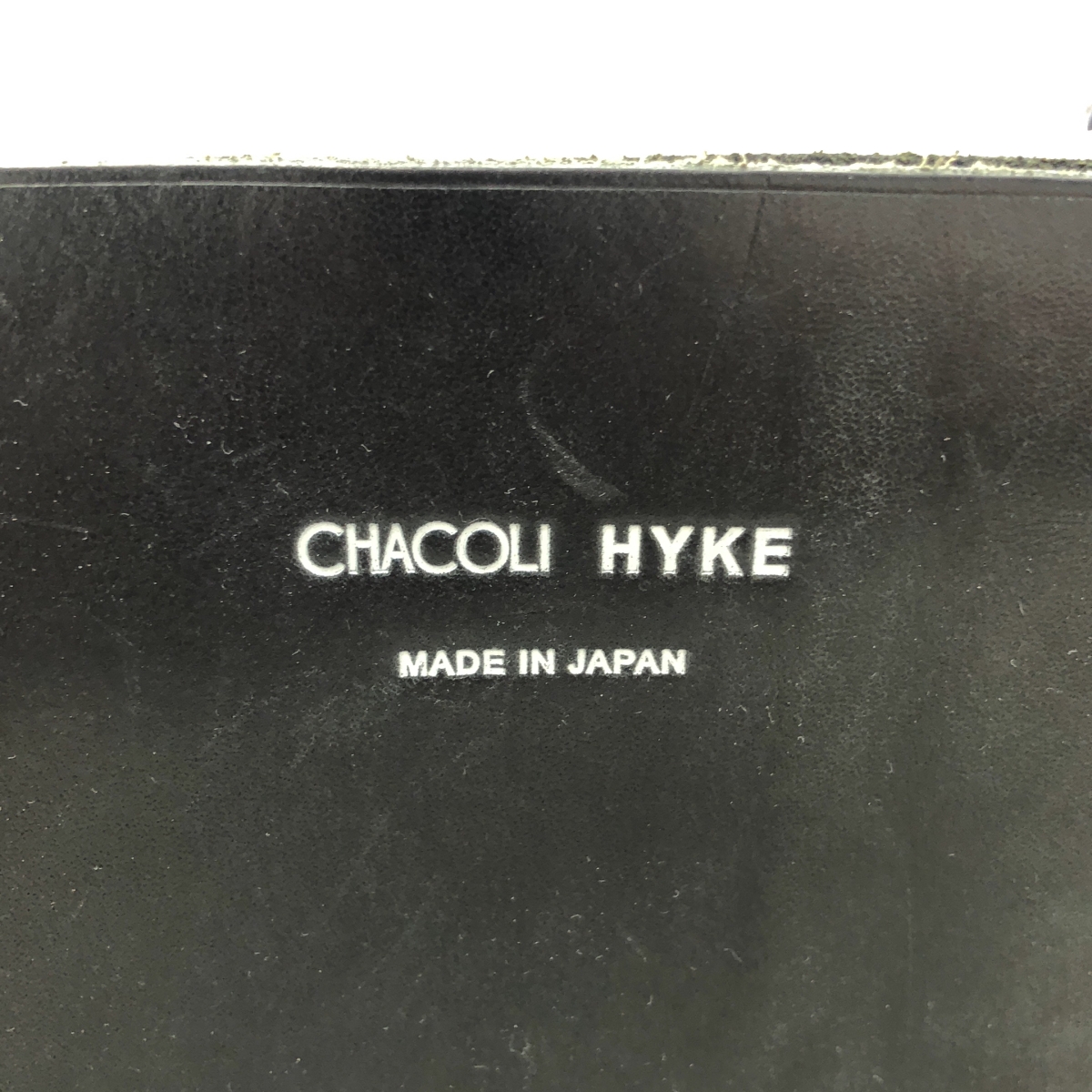 HYKE / ハイク CHACOLI レザー ウール トートバッグ