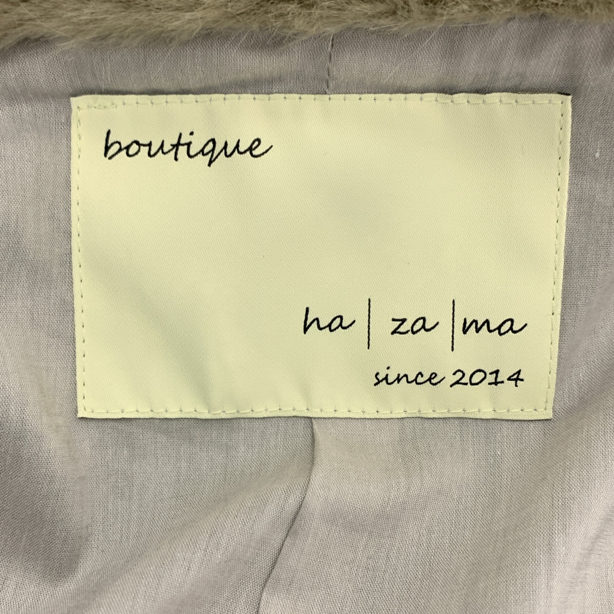 その他 経年真価のなびくコート / ウール ファーカラーオーバー ポンチョ / 総裏地