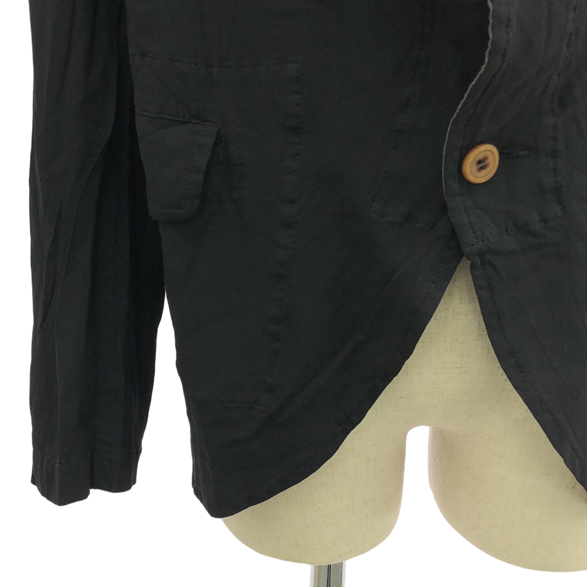 COMME des GARCONS COMME des GARCONS / コムコム ポリエステル 縮絨 シングルブレスト ジャケット