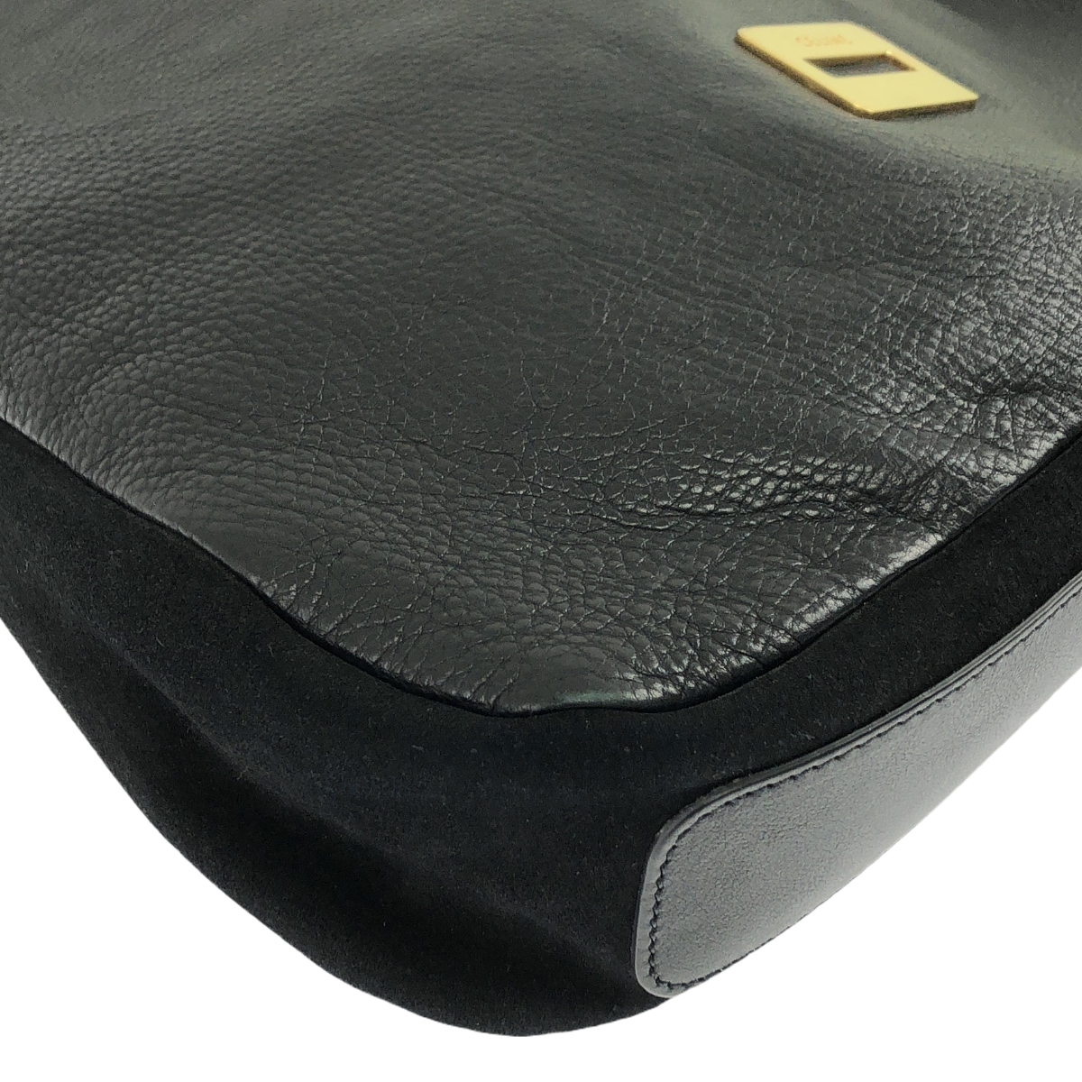 CELINE / セリーヌ by PHOEBE PHILO フィービーファイロ / レザー スエード切替 スクエア ショルダーバッグ