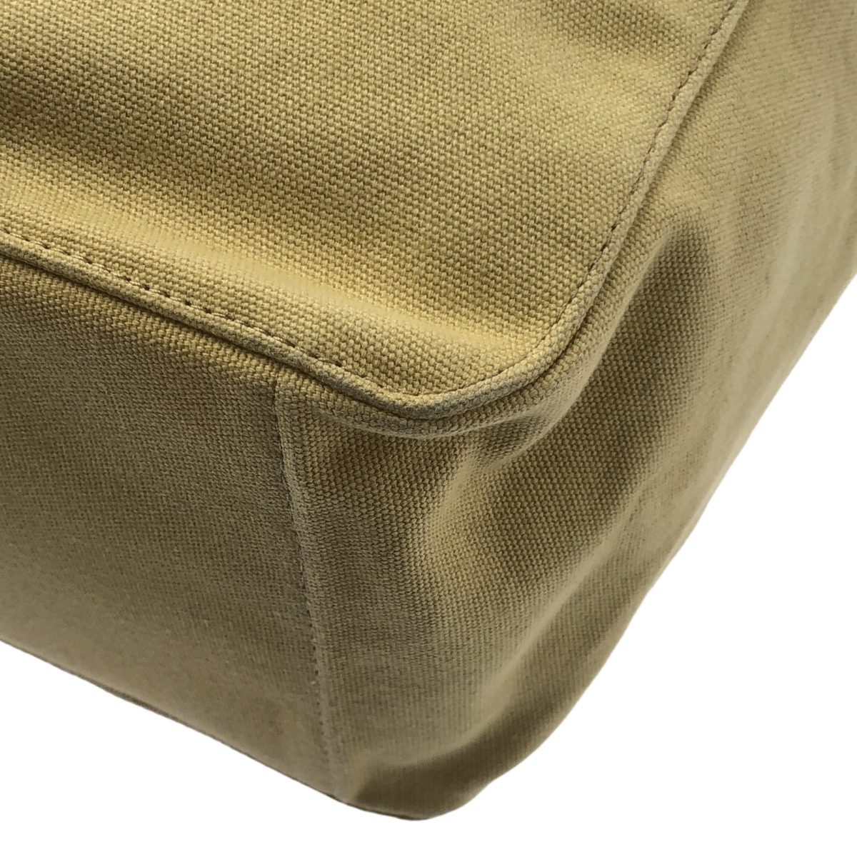 ANYA HINDMARCH / アニヤハインドマーチ レザー ハンドル キャンバス ハンド トートバッグ