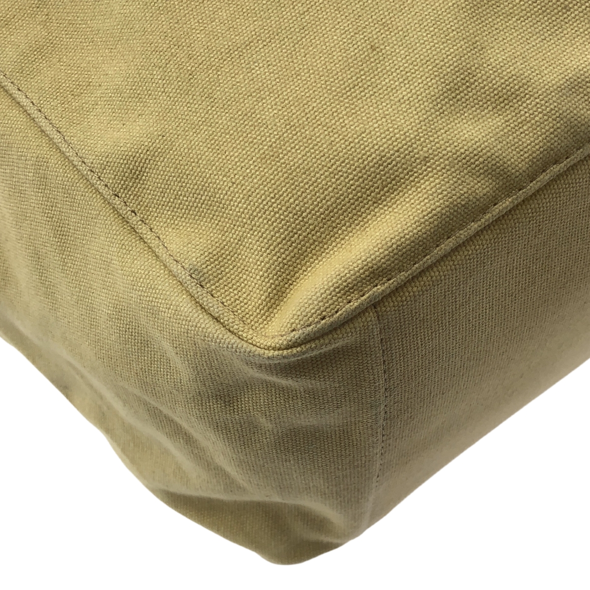 ANYA HINDMARCH / アニヤハインドマーチ レザー ハンドル キャンバス ハンド トートバッグ