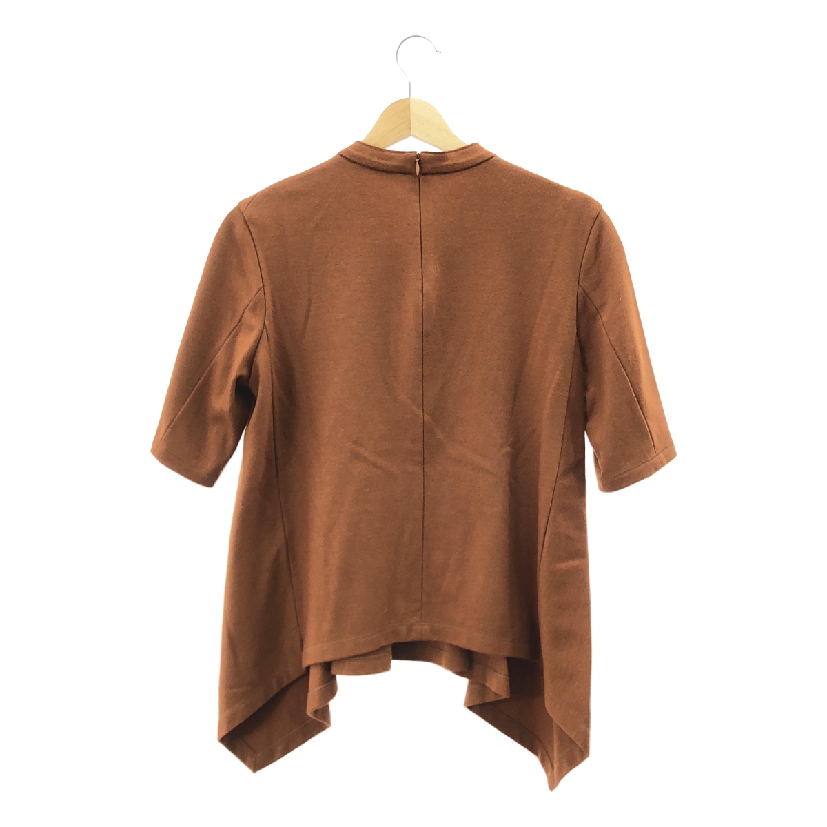 Drawer / ドゥロワー ウール ペプラム カットソー