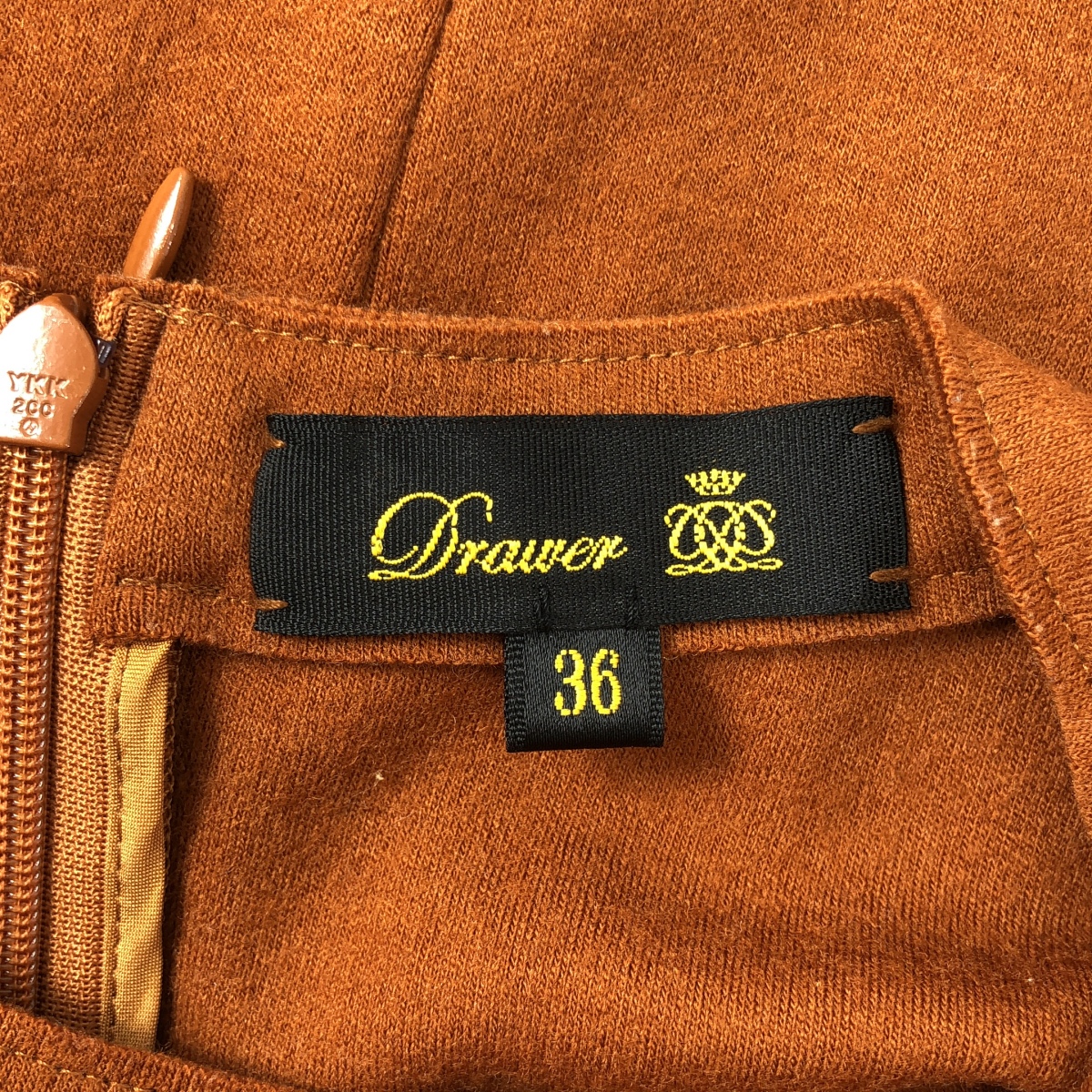 Drawer / ドゥロワー ウール ペプラム カットソー