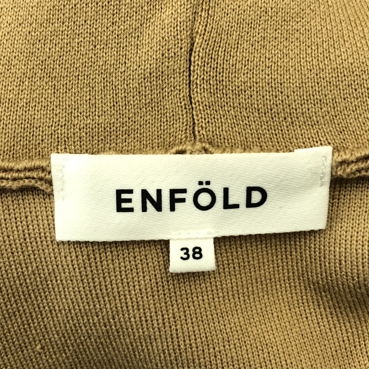 ENFOLD / エンフォルド HOODED-PULLOVER / ウール スリット ニット プルオーバー フーディ