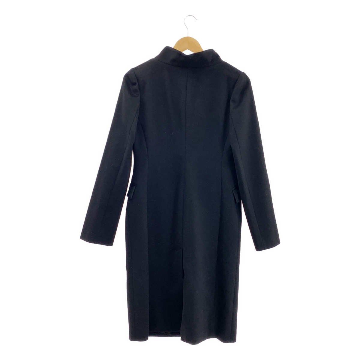 VALENTINO / ヴァレンティノ ウール リボン ハイネック コート / 総裏地