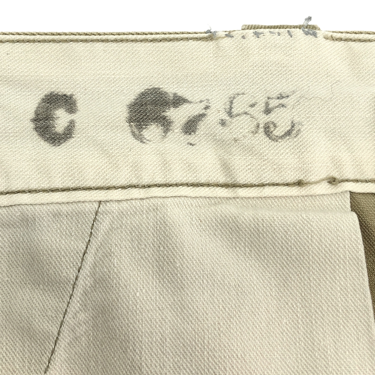 U.S.ARMY / アメリカ軍 1953年製 ヴィンテージ KHAKI CHINO TROUSERS カーキ チノ トラウザーズ パンツ