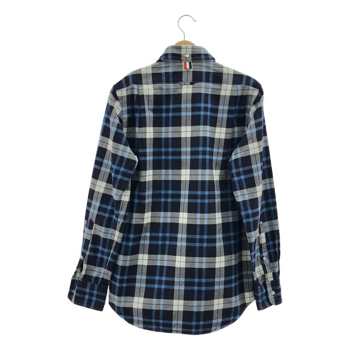 THOM BROWNE / トムブラウン チェック フランネル ボタンダウンシャツ