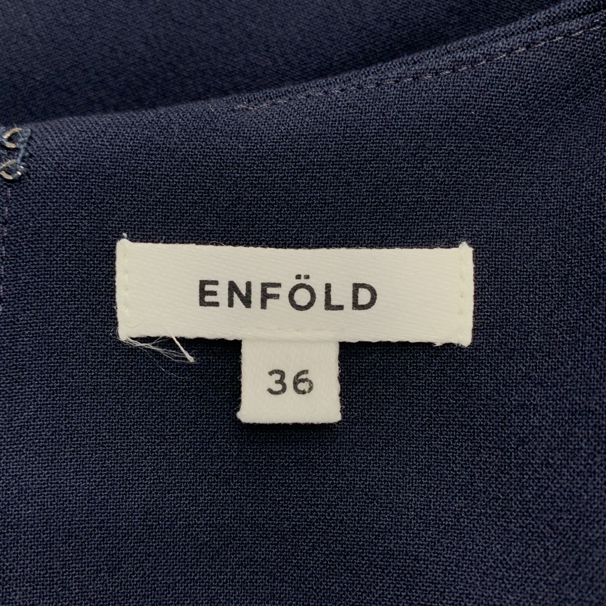 ENFOLD / エンフォルド ポリエステル ダブルクロス フレアプルオーバー トップス