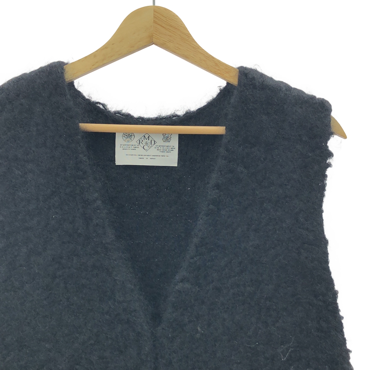 R&D.M.Co / オールドマンズテーラー ウール モヘア ロングニット ジレ ベスト