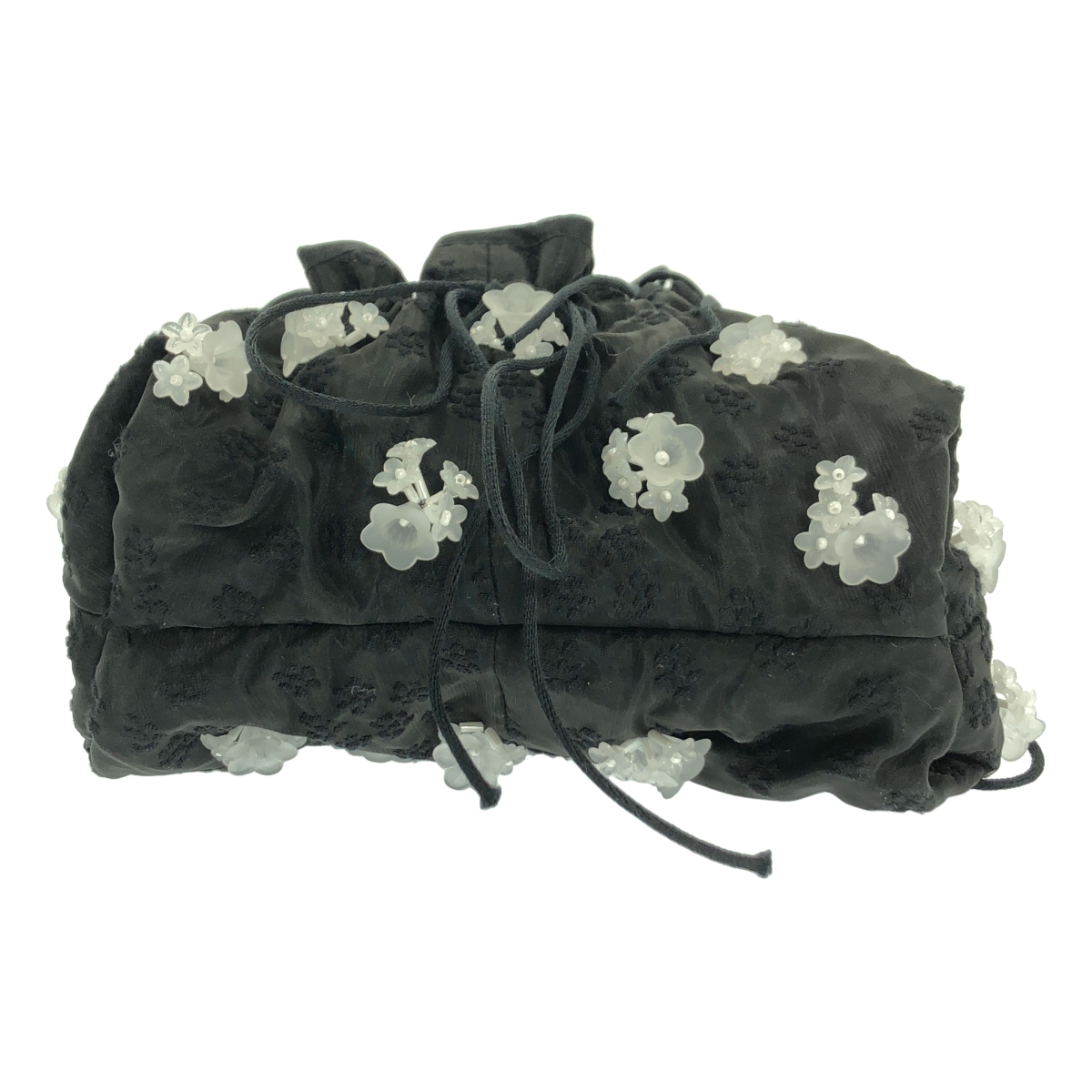 Cecilie Bahnsen / セシリーバンセン ジャガード フラワー 装飾 ハンドバッグ ポーチ