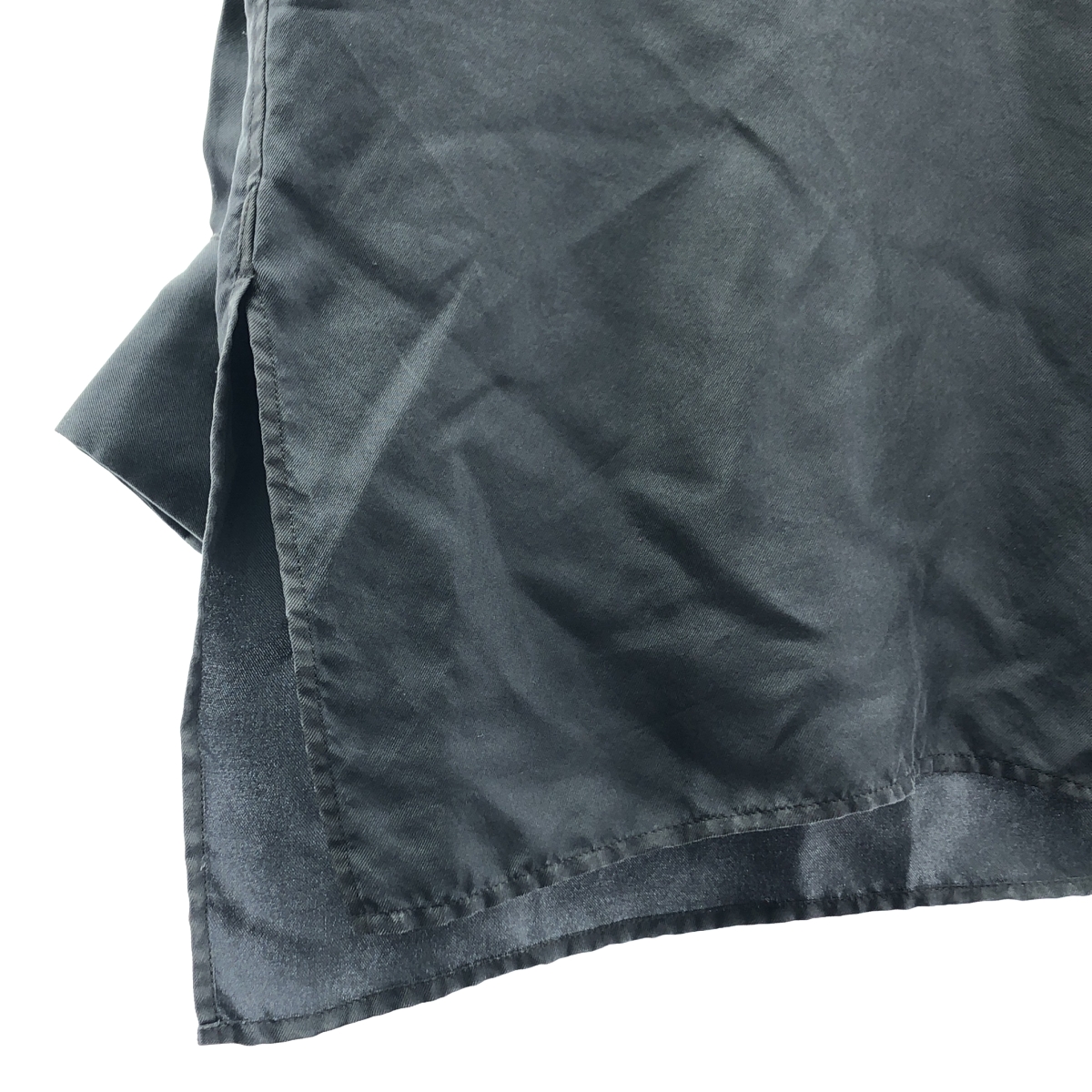 ATON / エイトン silk 100％ / シルク スリット シャツ ブラウス