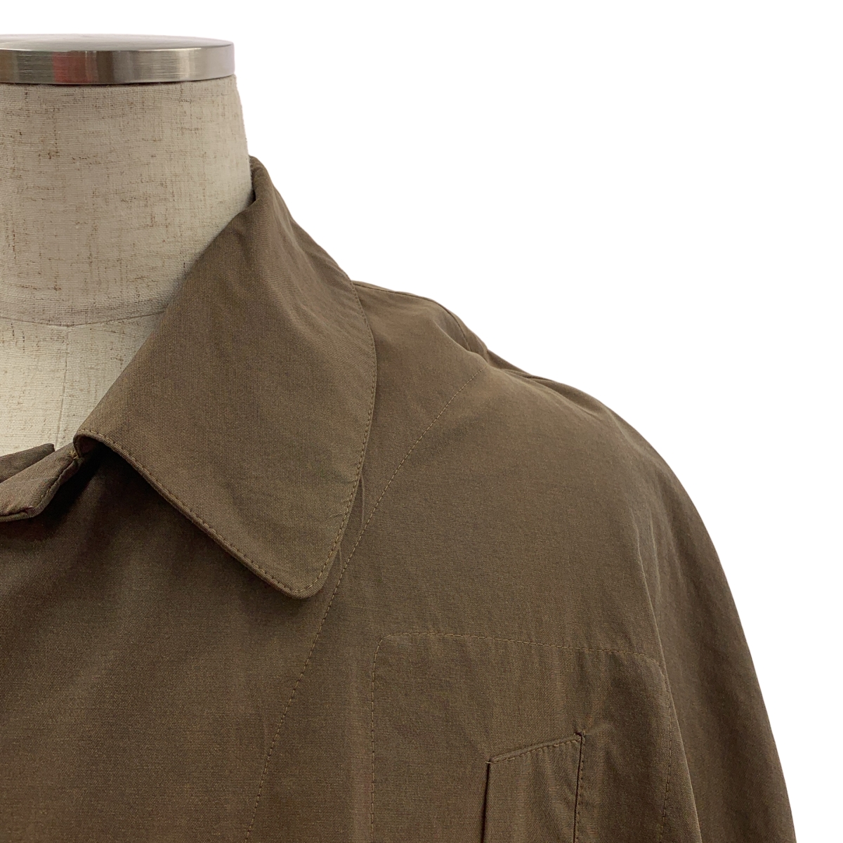 FRANK LEDER / フランクリーダー コットン混 ポンチョ ケープ コート