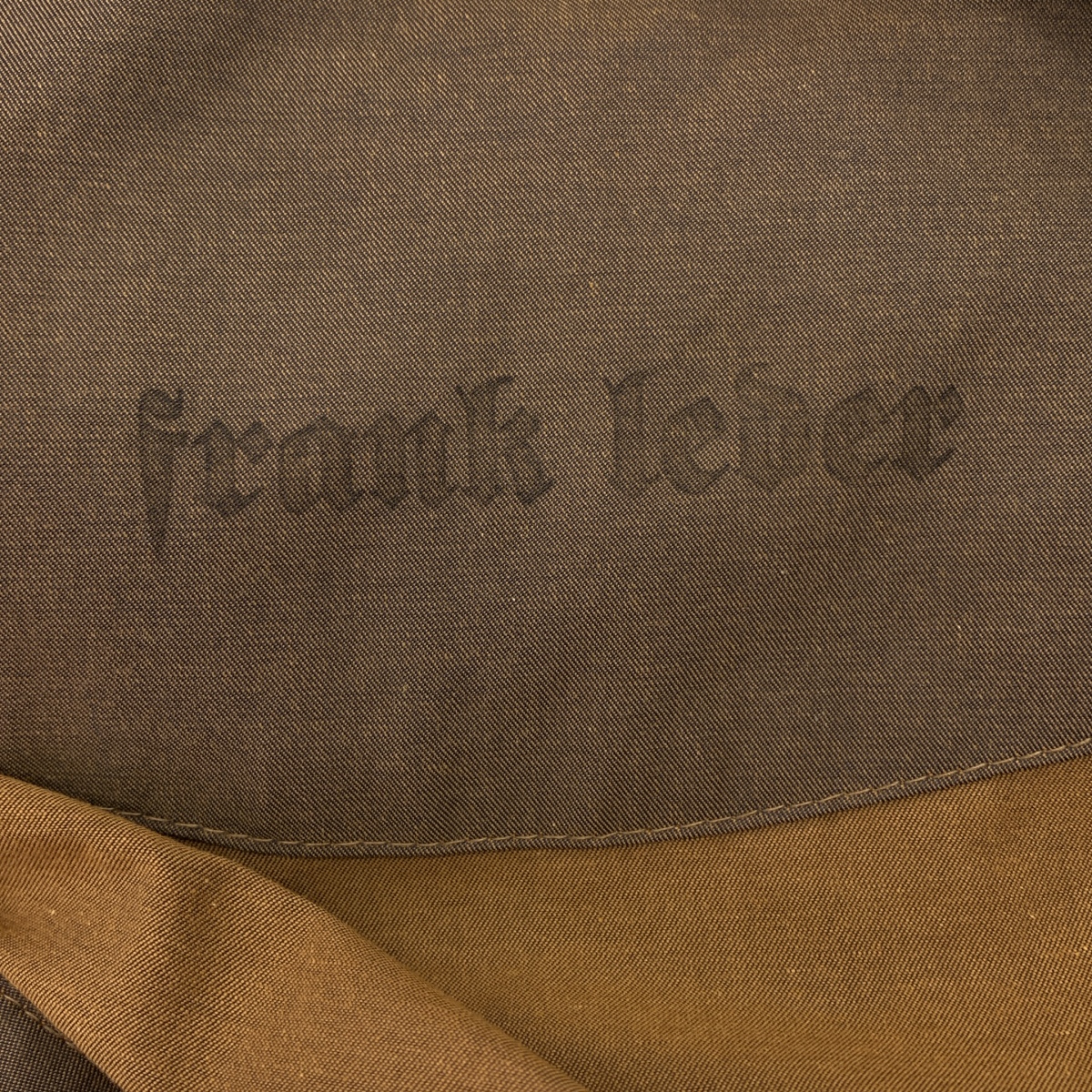 FRANK LEDER / フランクリーダー コットン混 ポンチョ ケープ コート