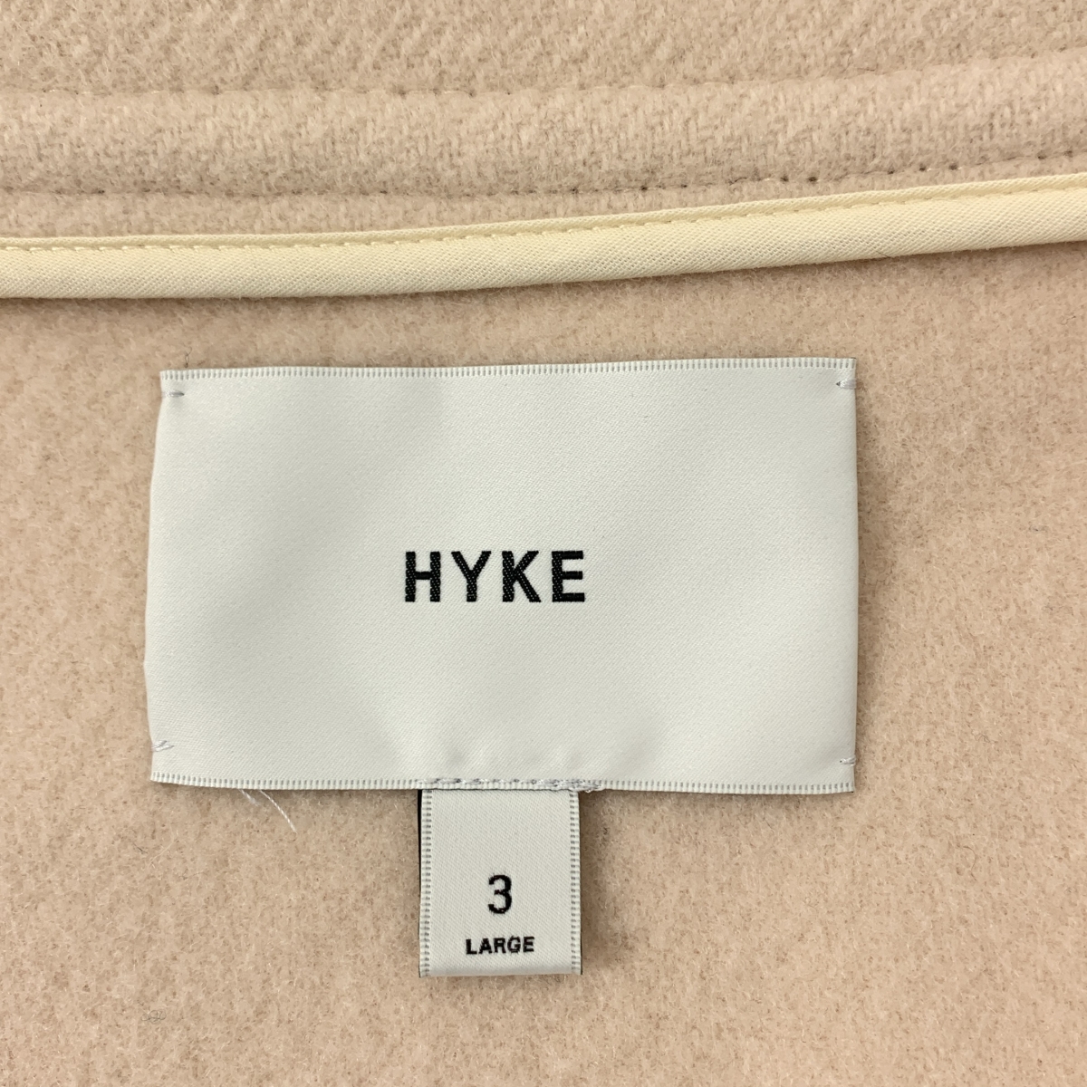 HYKE / ハイク DOUBLE FACE DUFFEL JACKET / ウール ダブルフェイス ダッフル ジャケット コート