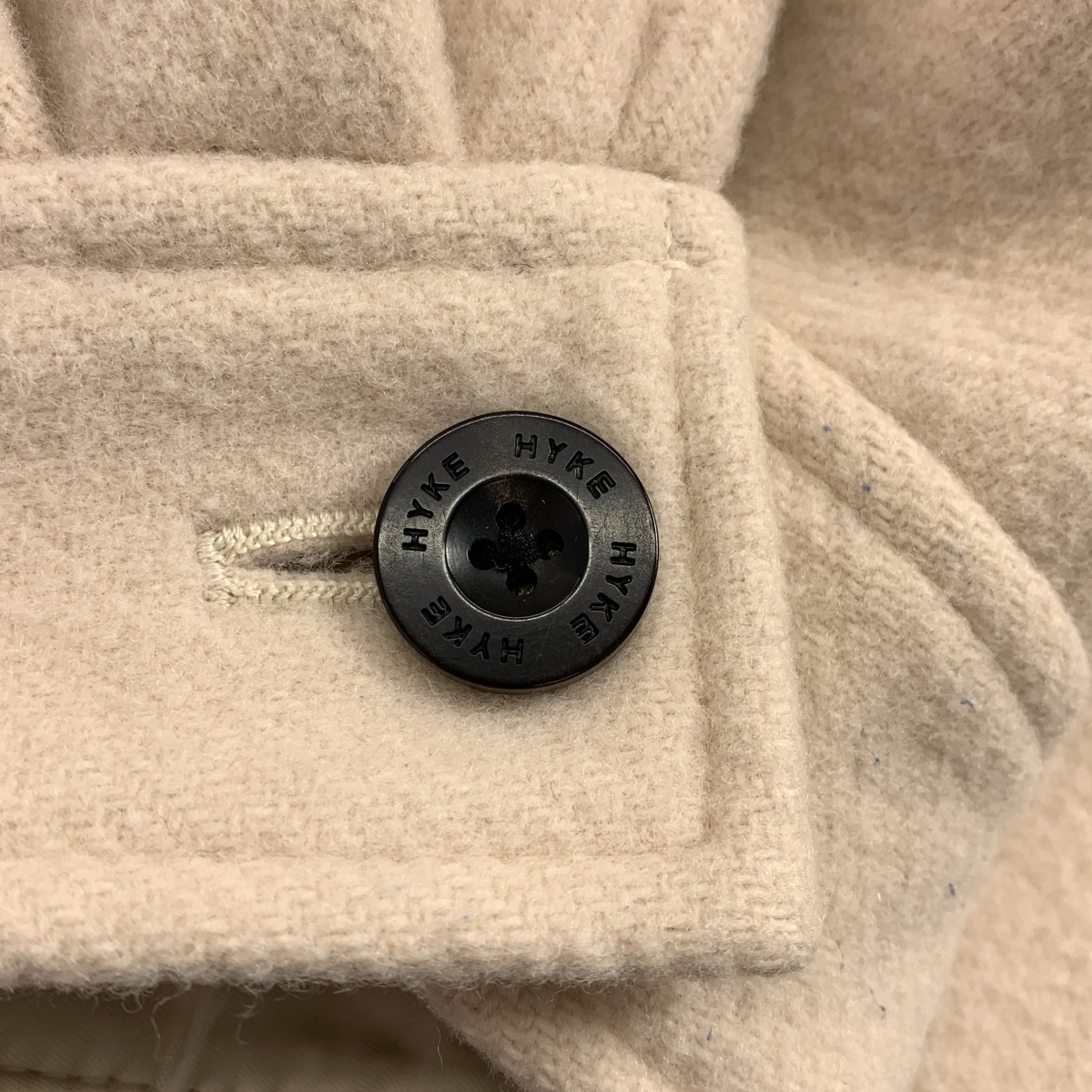 HYKE / ハイク DOUBLE FACE DUFFEL JACKET / ウール ダブルフェイス ダッフル ジャケット コート