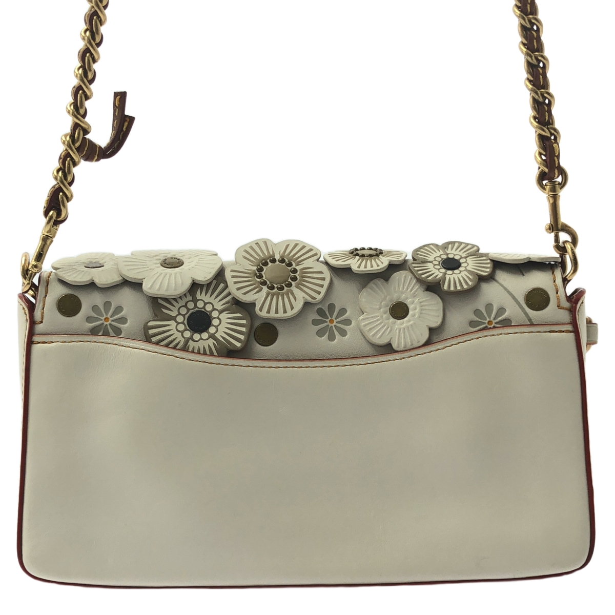 COACH / コーチ ティーローズ ディンキー チェーン ショルダーバッグ ターンロック