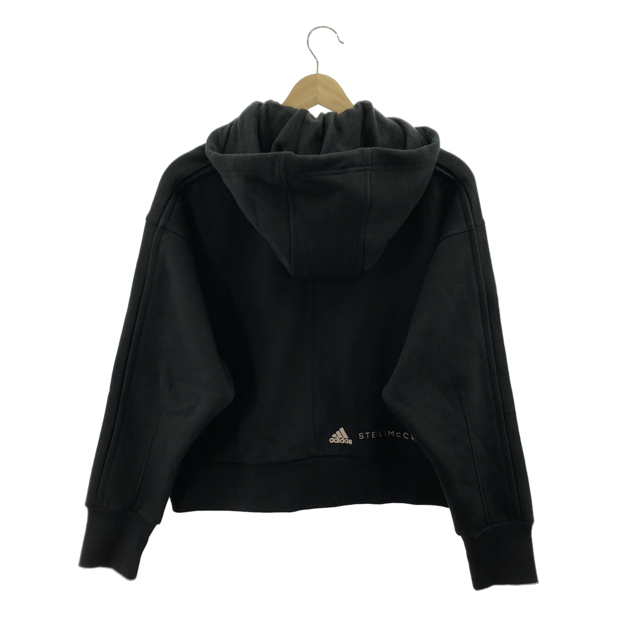 adidas by Stella McCartney / アディダスバイステラマッカートニー aSMC CROPPED HOODIE / GL4147 ロゴ ジップ スウェット フーディ