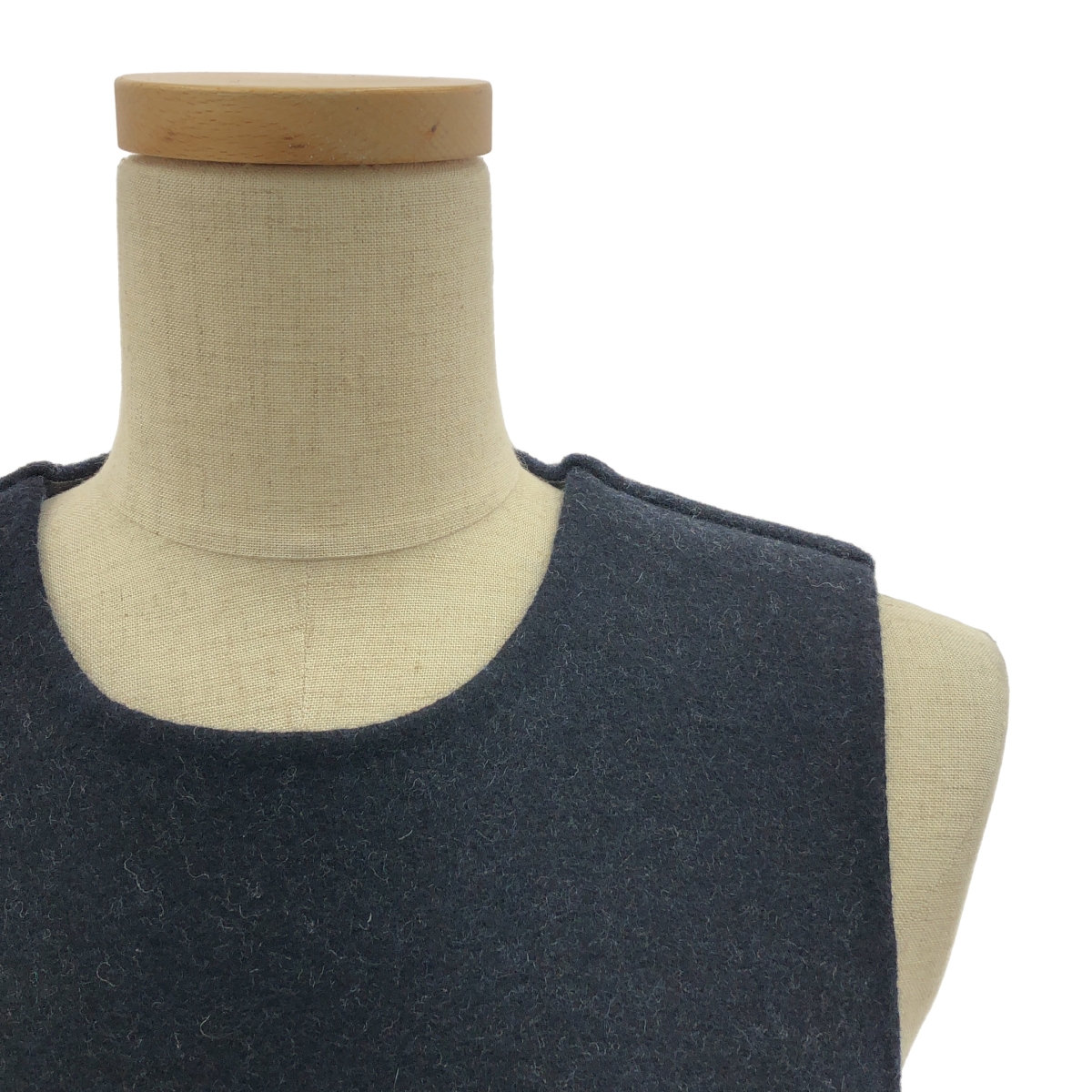 ENFOLD / エンフォルド WIDE-BOX VEST / ウール ベルテッド ベスト