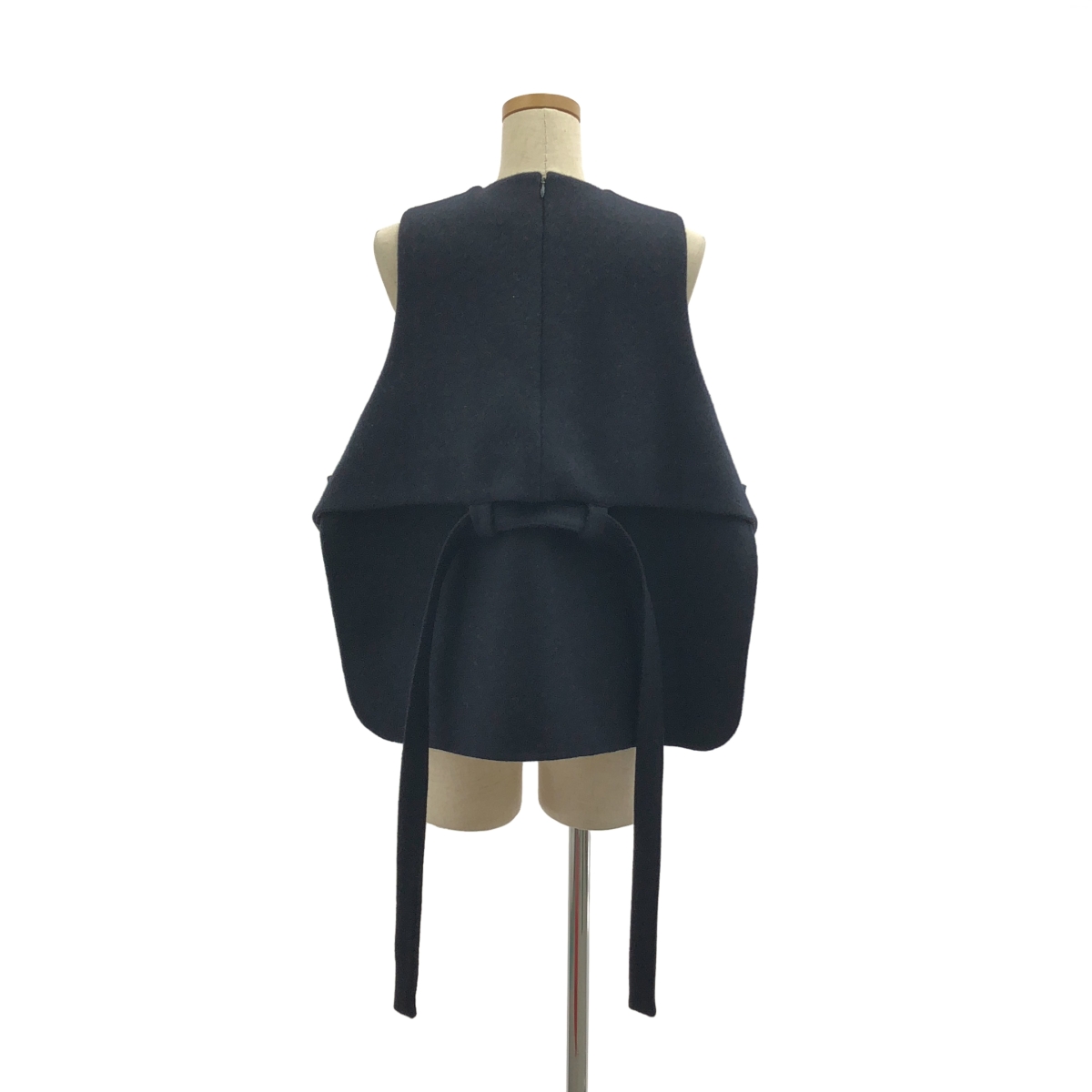 ENFOLD / エンフォルド WIDE-BOX VEST / ウール ベルテッド ベスト