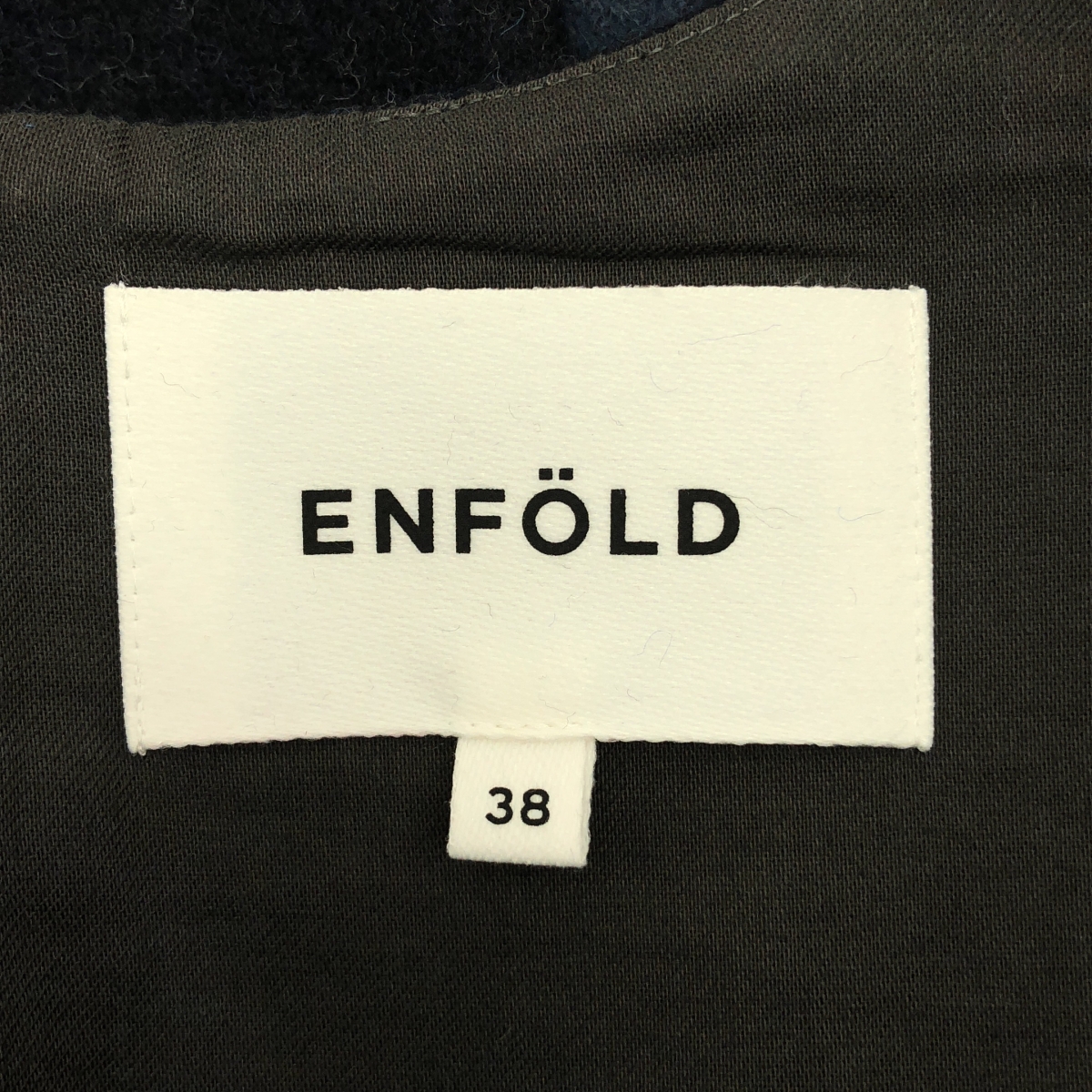 ENFOLD / エンフォルド WIDE-BOX VEST / ウール ベルテッド ベスト