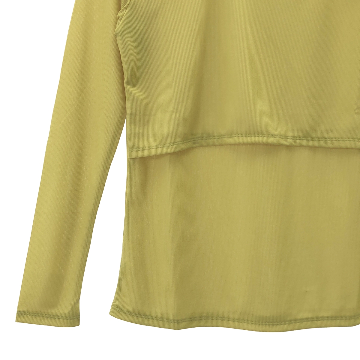 MURRAL / ミューラル Sheer layered top シアー レイヤード トップス カットソー