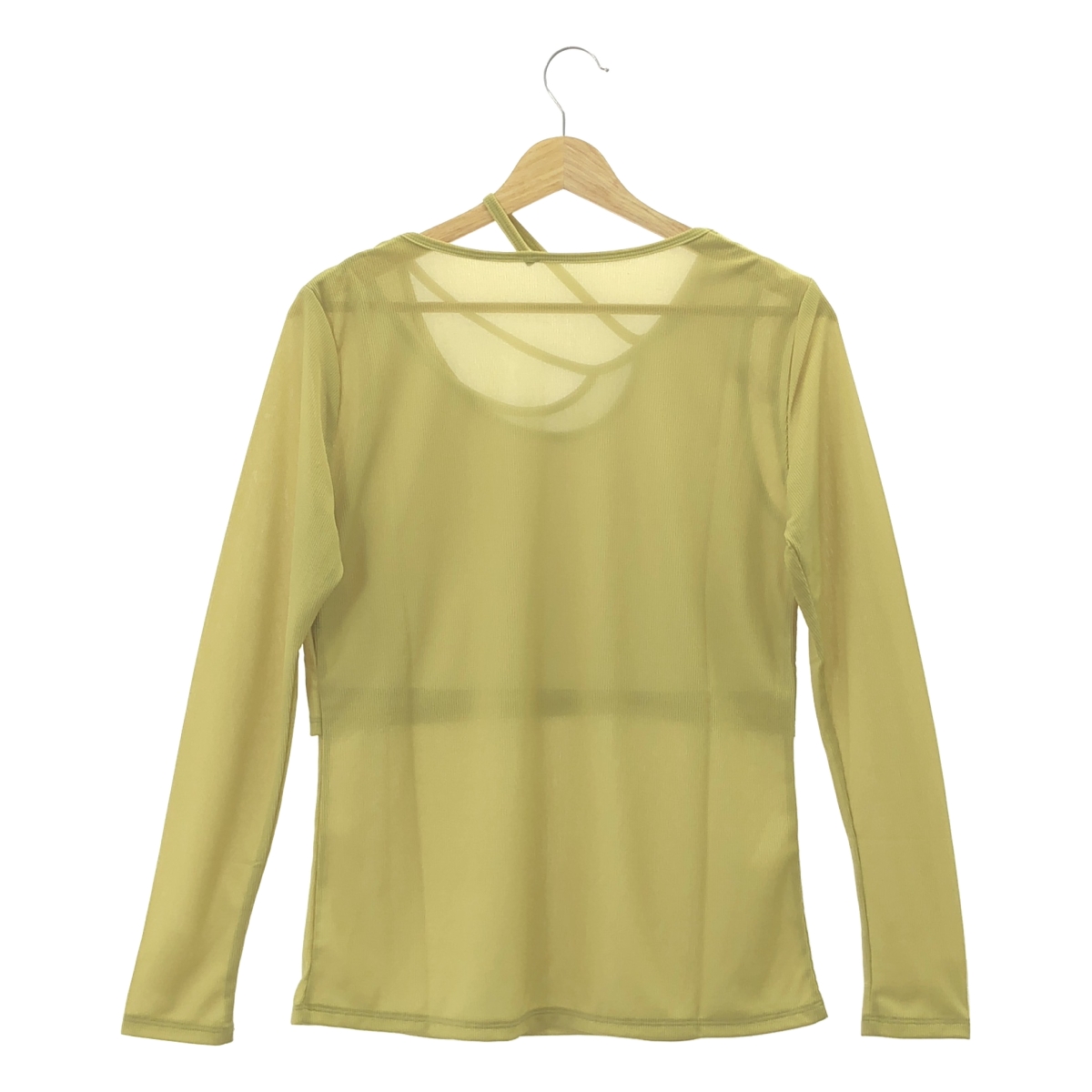 MURRAL / ミューラル Sheer layered top シアー レイヤード トップス カットソー