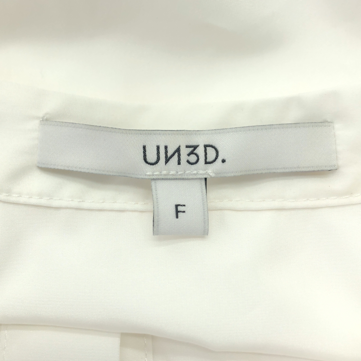 UN3D / アンスリード GATHER SH / ドローストリングギャザー シャツ ブラウス