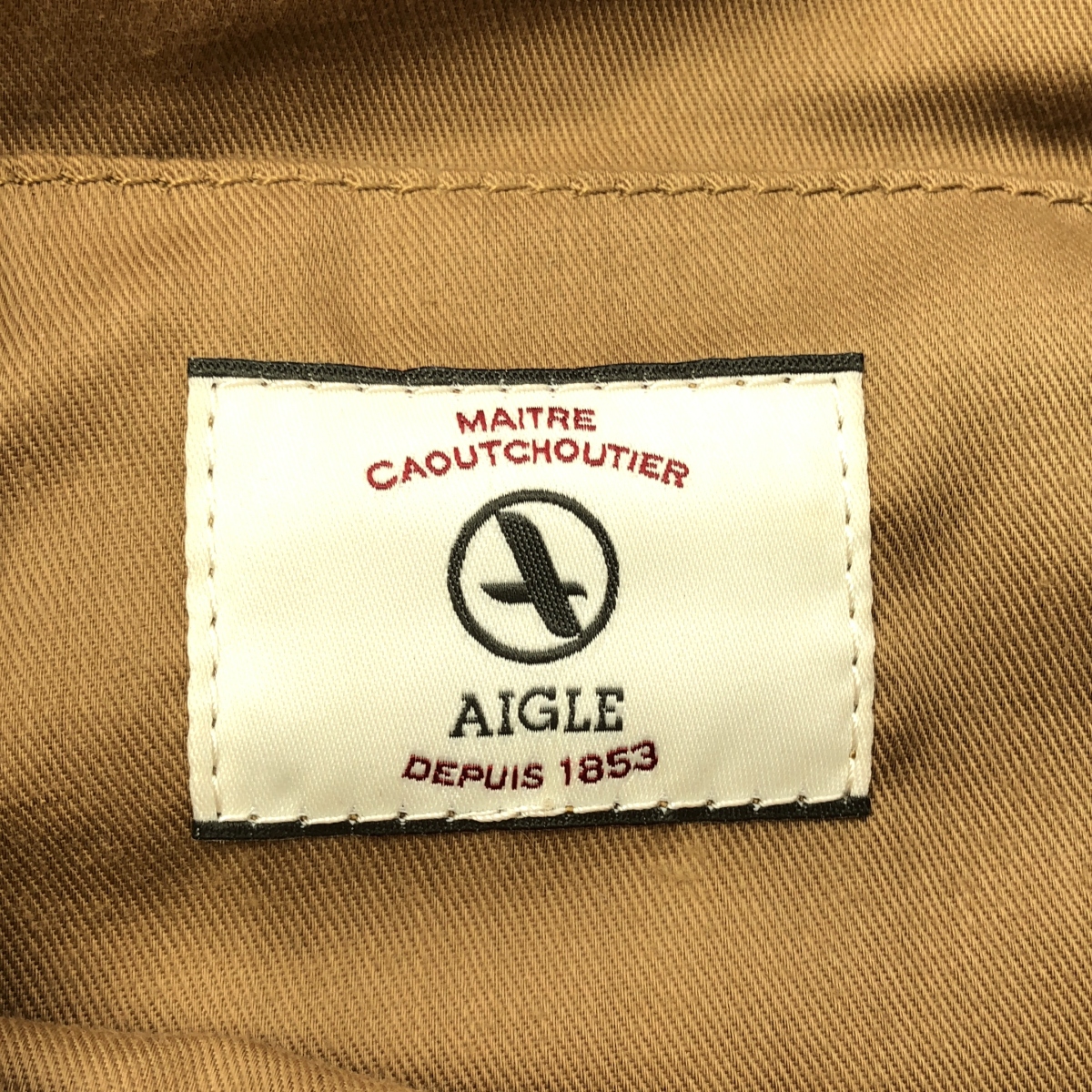 AIGLE / エーグル 2WAY キャンバス レザー コンビ トートバッグ