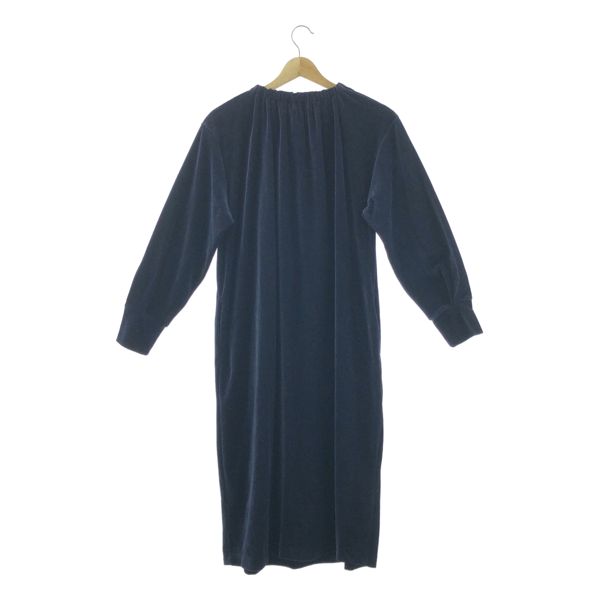 その他 ベロア ポケット付き ワンピース