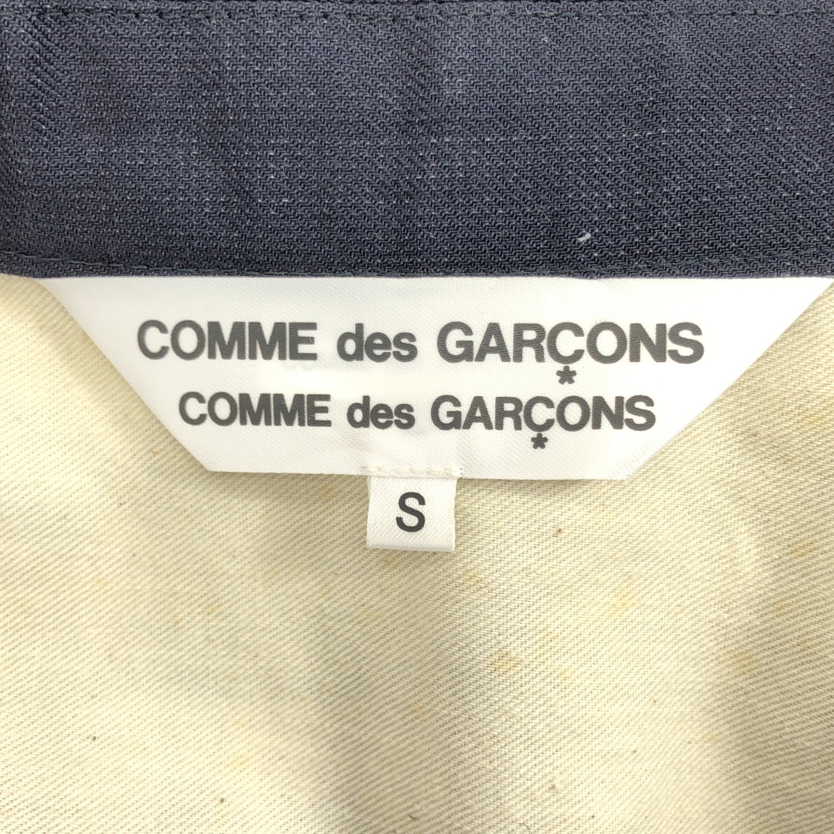 COMME des GARCONS COMME des GARCONS / コムコム ラウンドカラー ウール混 カバーオール ジャケット