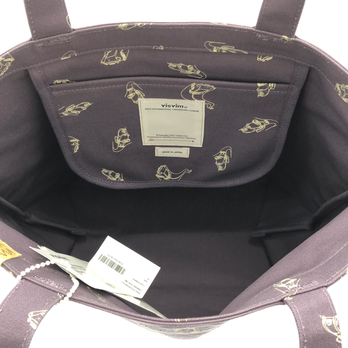 visvim / ビズビム canvas tote bag / 総柄 キャンバス ハンド トートバッグ / ユニセックス