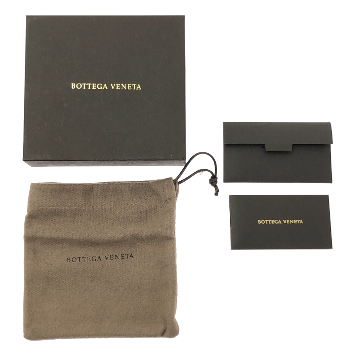 BOTTEGA VENETA / ボッテガヴェネタ レザー イントレチャート コイン カードケース