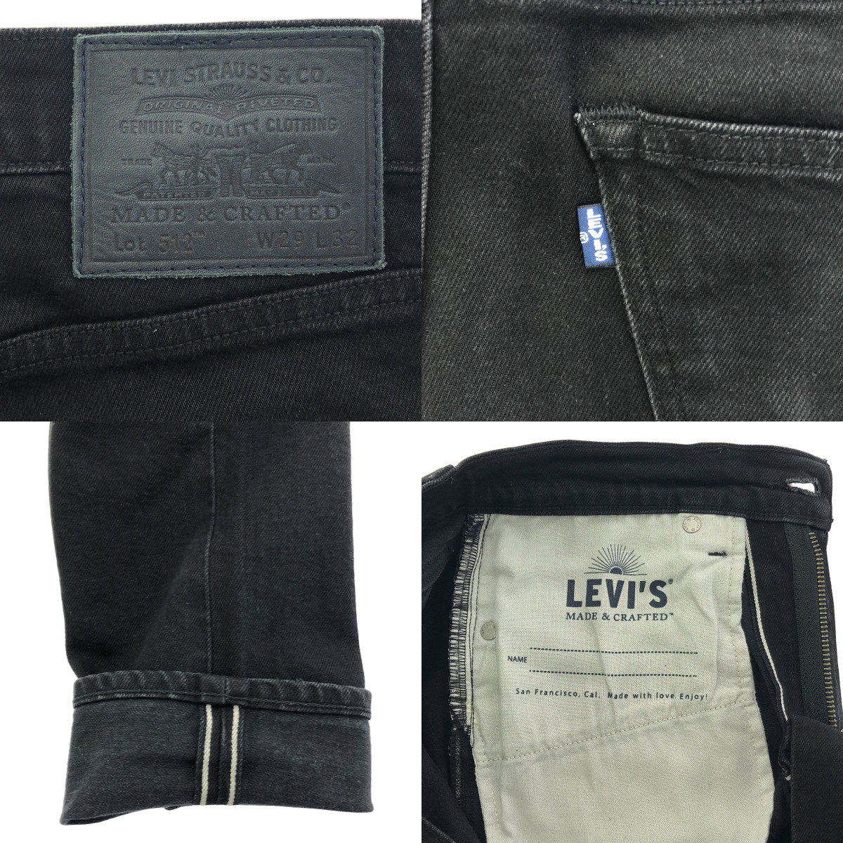 LEVI'S MADE & CRAFTED / リーバイスメイド&クラフテッド SLIM TAPER デニムパンツ