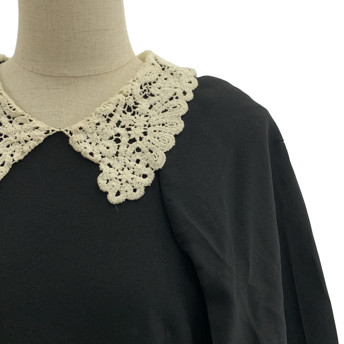 COMME des GARCONS / コムデギャルソン レースカラー ワイドスリーブ ワンピース