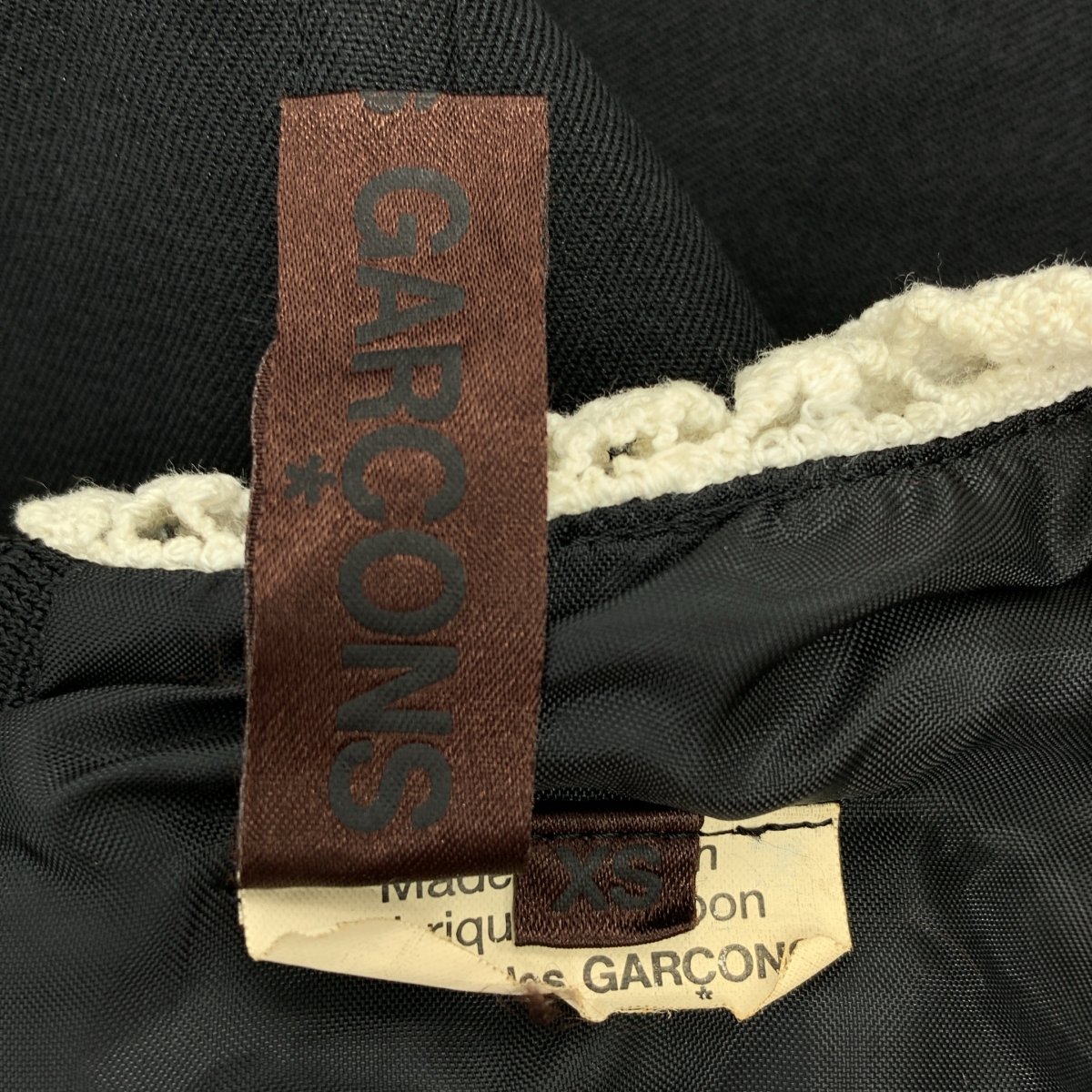 COMME des GARCONS / コムデギャルソン レースカラー ワイドスリーブ ワンピース