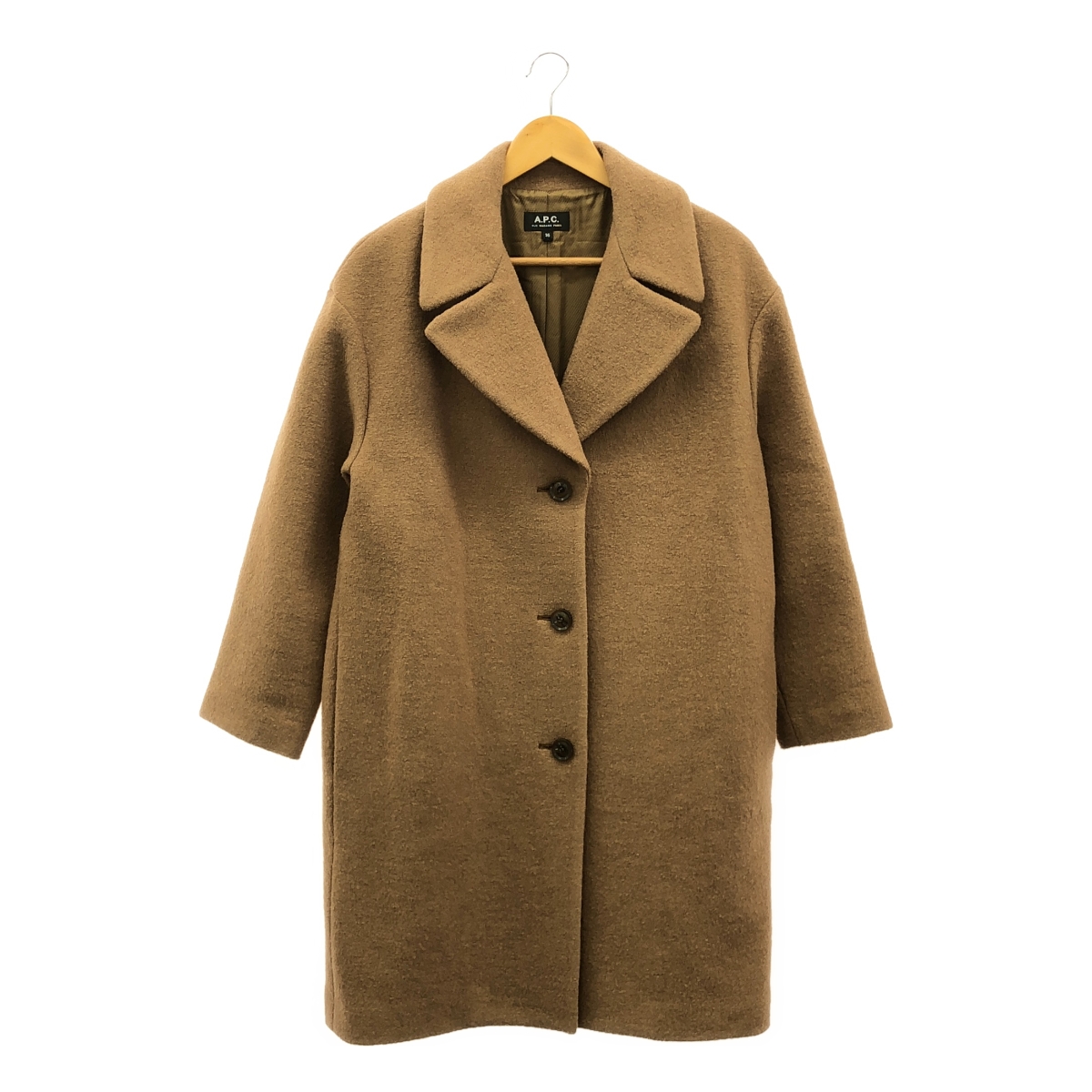A.P.C. アーペーセー　ウールPコート 総裏地 チンストラップ ウール Pコート | ブランド古着の買取