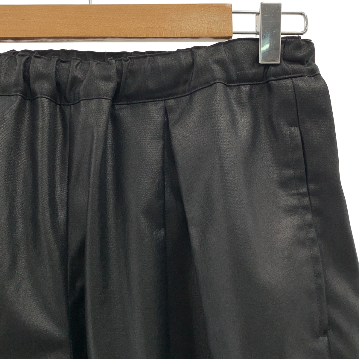 COMME des GARCONS / コムデギャルソン ポリエステル ドローストリング タック ワイド バルーン パンツ